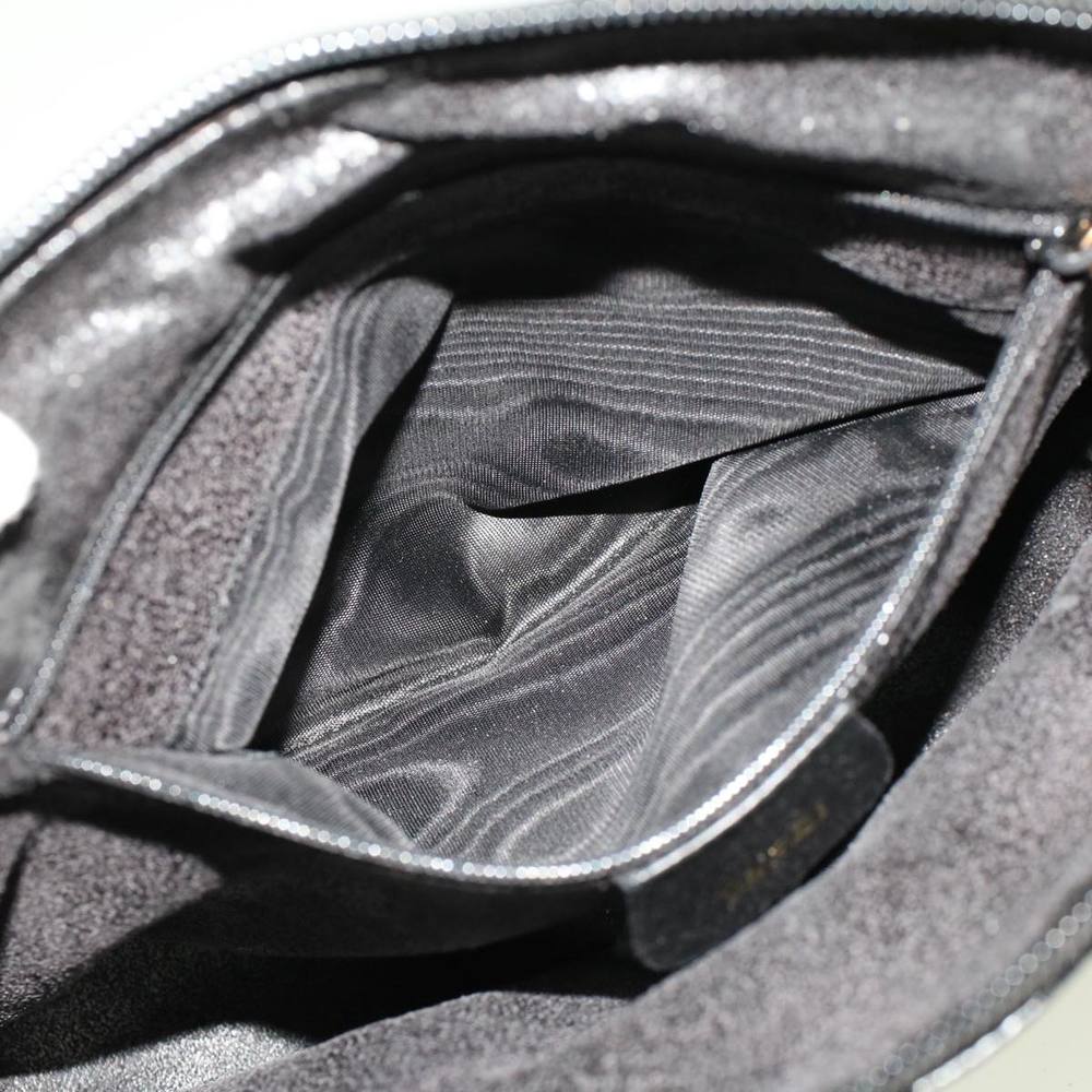 GUCCI Bamboo Hand Bag Leather 2way Black Auth 45974 - Picture 10 of 16